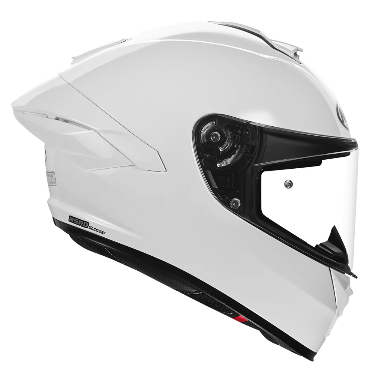 Motorcycle full face helmet solid white 