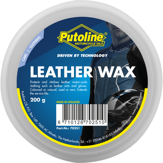 Motorcycle gear maintenance leather wax