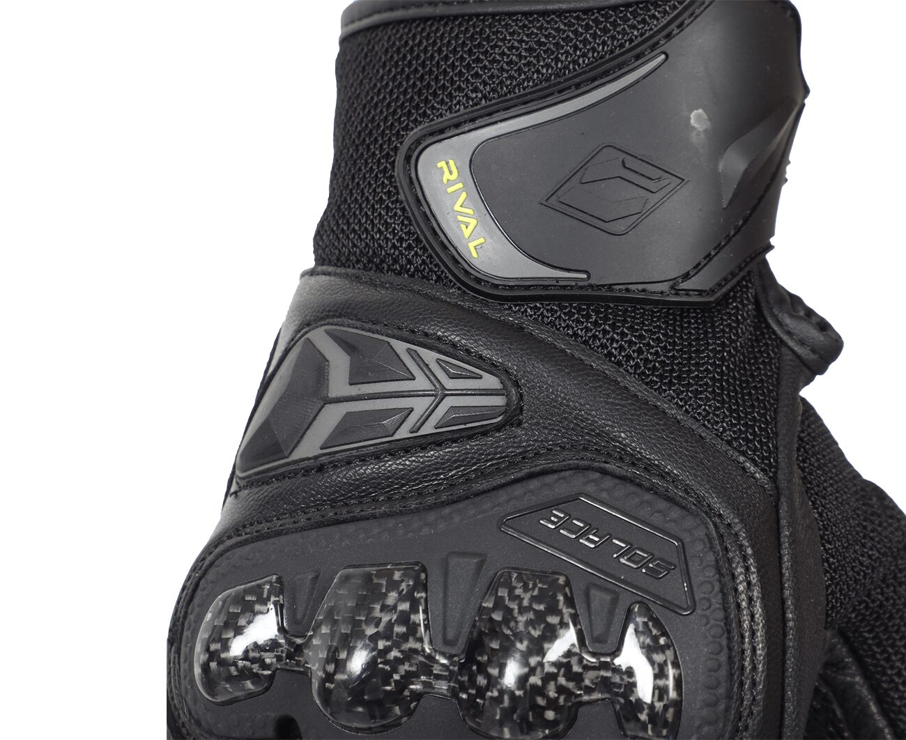 Solace Rival Carbon CE Gloves - Black Neon
