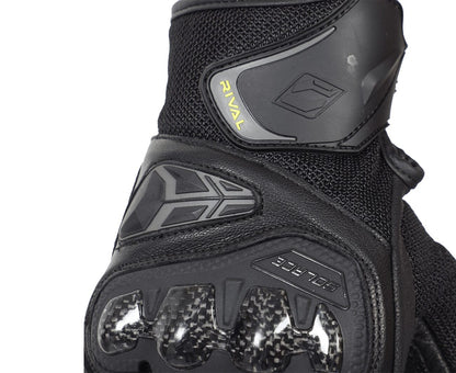 Solace Rival Carbon CE Gloves - Black Neon