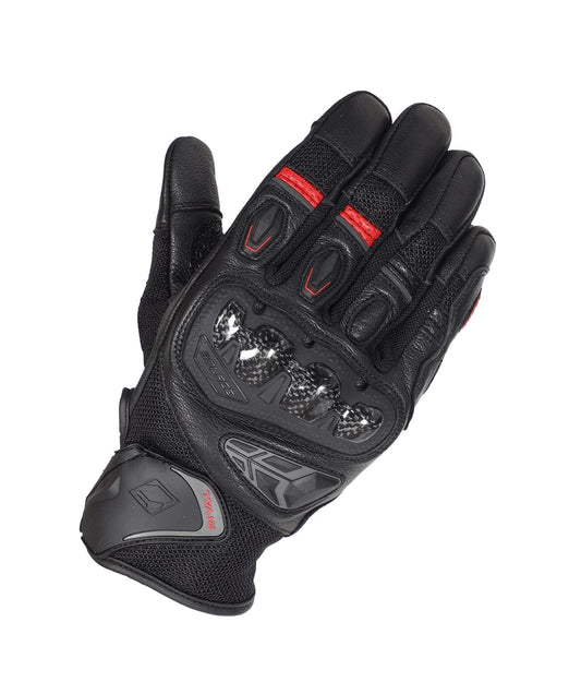 Solace Rival Carbon CE Gloves - Black Red