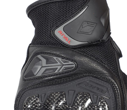Solace Rival Carbon CE Gloves - Black Red