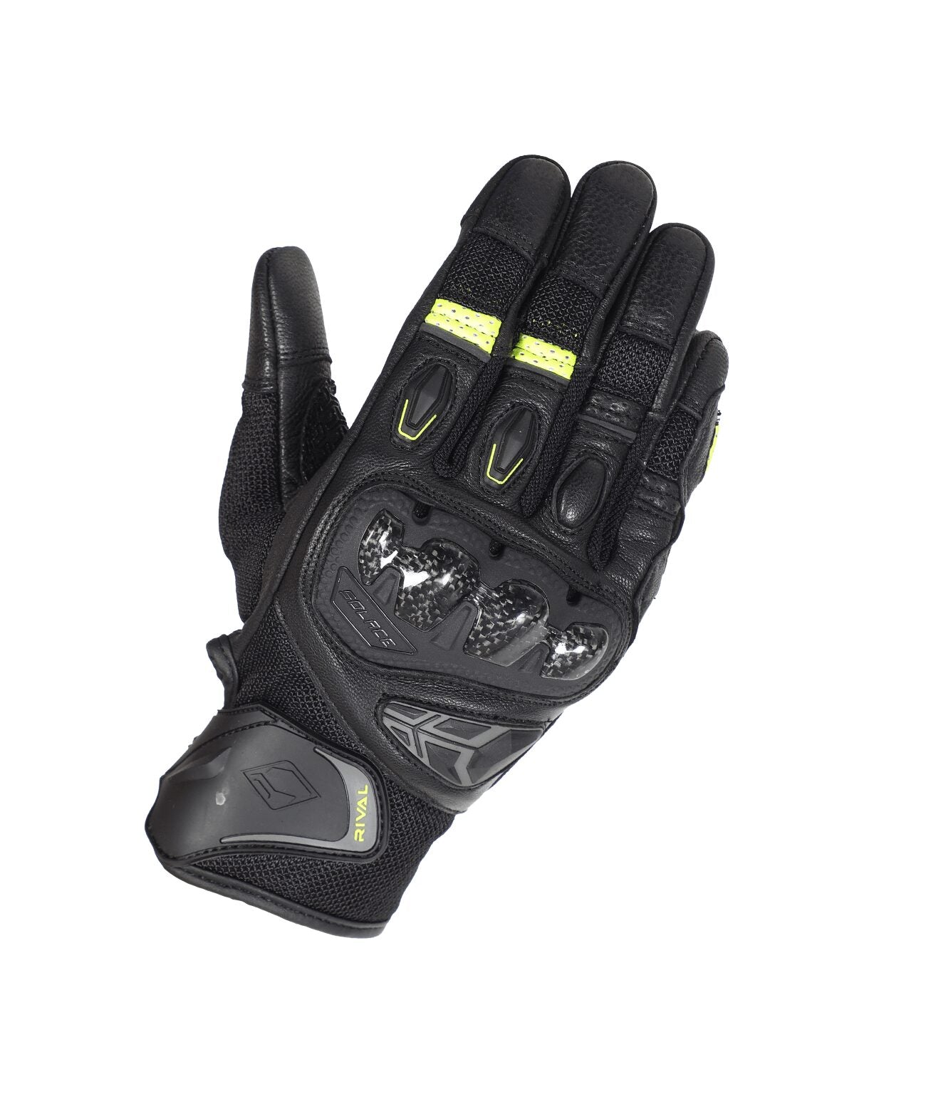 Solace Rival Carbon CE Gloves - Black Neon