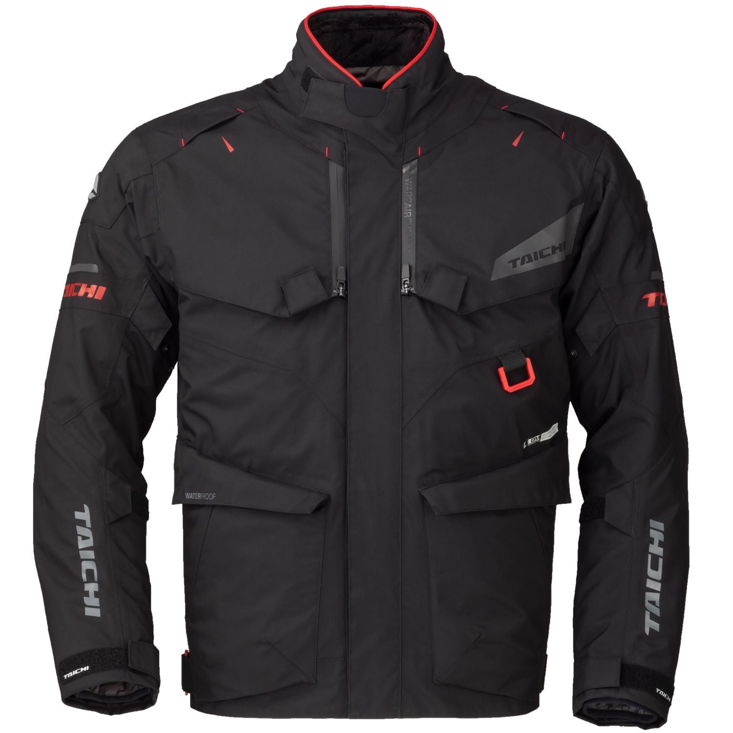 Motorcycle riding all season jacket with thermal liners and raincover CE level 2