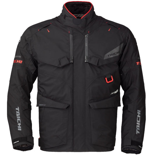 Motorcycle riding all season jacket with thermal liners and raincover CE level 2