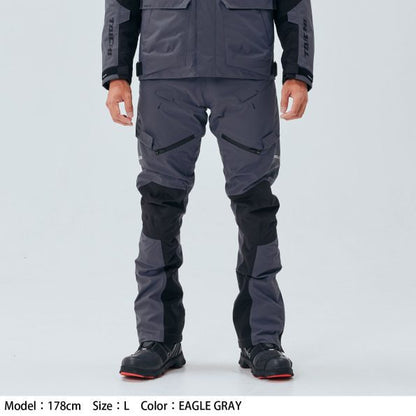 Motorcycle all season liner CE level 2 riding pants grey