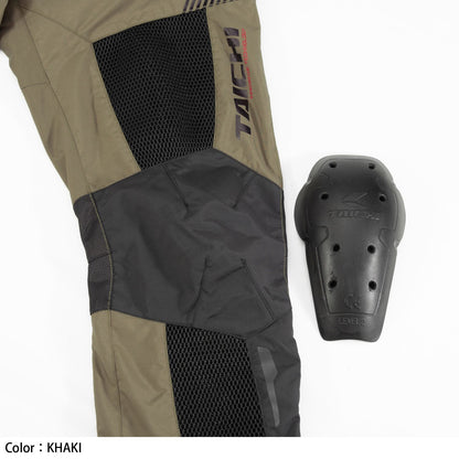 Motorcycle air mesh CE level 2 riding pants khaki