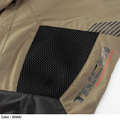 Motorcycle air mesh CE level 2 riding pants khaki