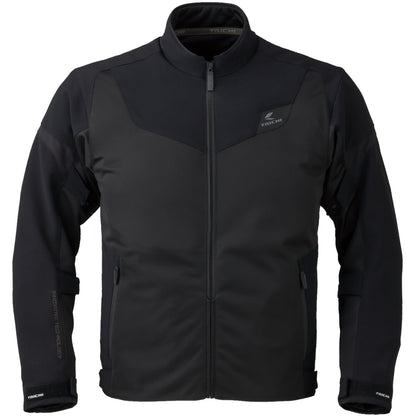 Motorcycle sporty mesh riding jacket CE level 2 black 