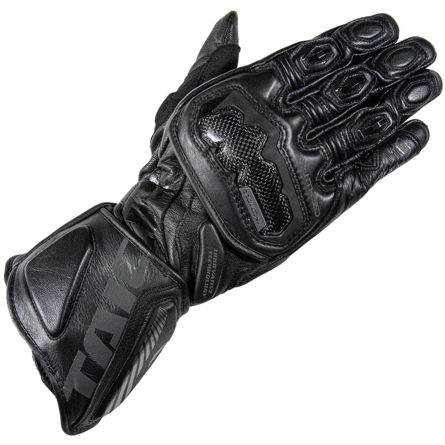Motorcycle Racing full gauntlet gloves Black - RS Taichi