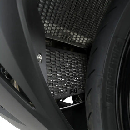 Motorcycle oil cooler guard black for bmw S/M 1000 series 19+