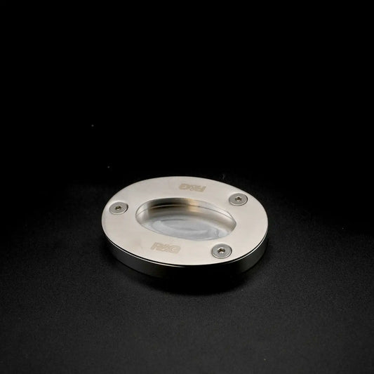 Motorcycle side stand protector / extender silver for kawasaki versys 650 / ZH2