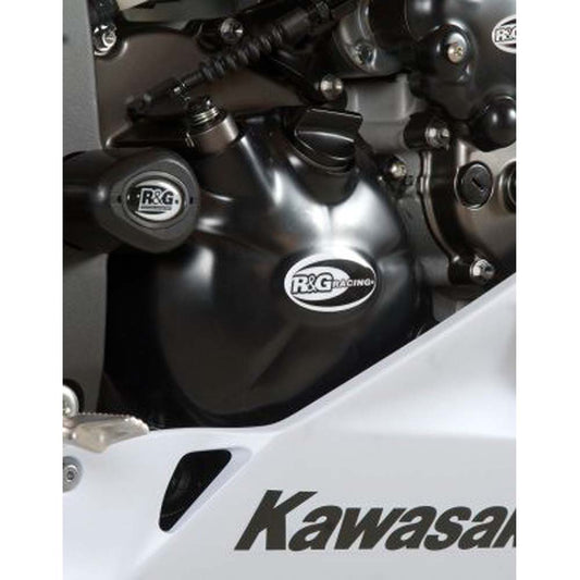 Motorcycle engine case cover black for kawasaki zx6r 2009+