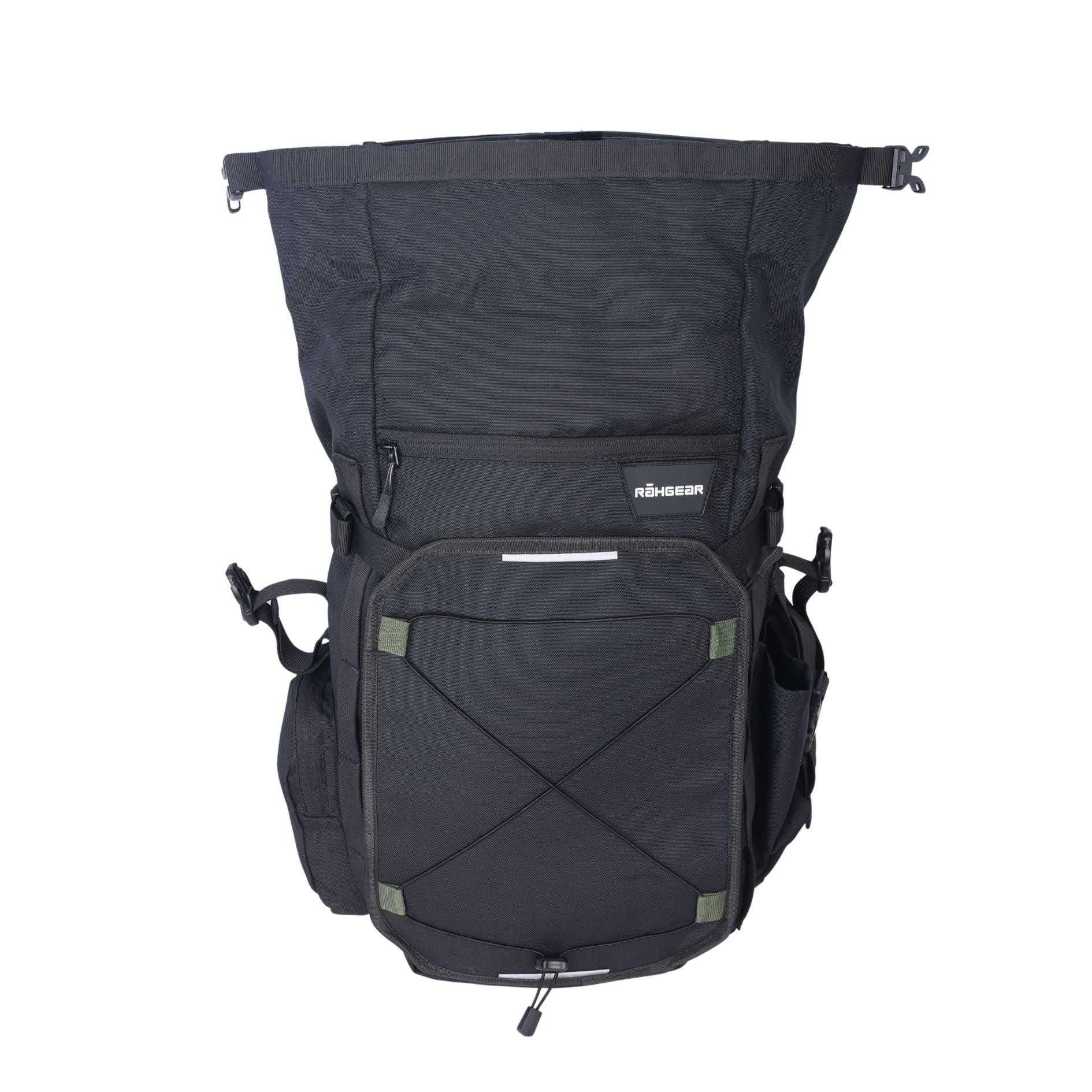 Motorcycle 25L black tail bag waterproof 