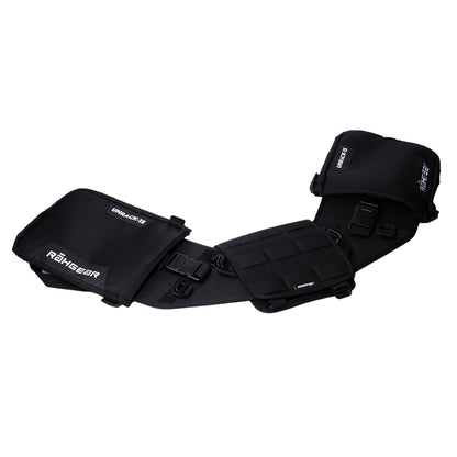 Motorcycle rackless saddle bag 55L black waterproof