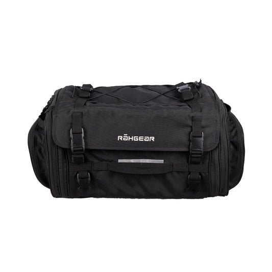 Motorcycle 60L expandable black tail bag waterproof
