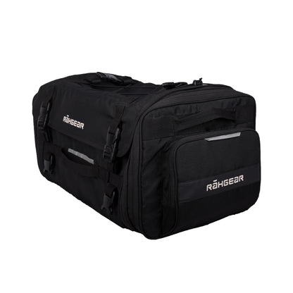 Motorcycle 60L expandable black tail bag waterproof