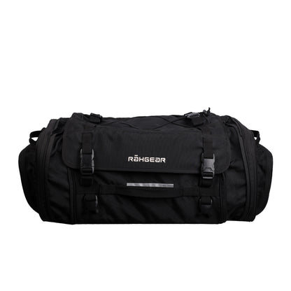 Motorcycle 60L expandable black tail bag waterproof