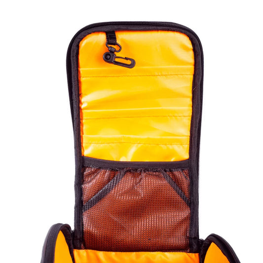Motorcycle tank bag black with transparent mobile pouch