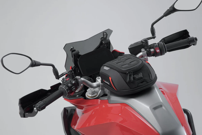 Motorcycle tank bag black 3-5L 