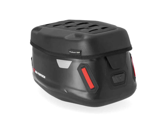 Motorcycle mini black tank bag 6L waterproof - easy lock