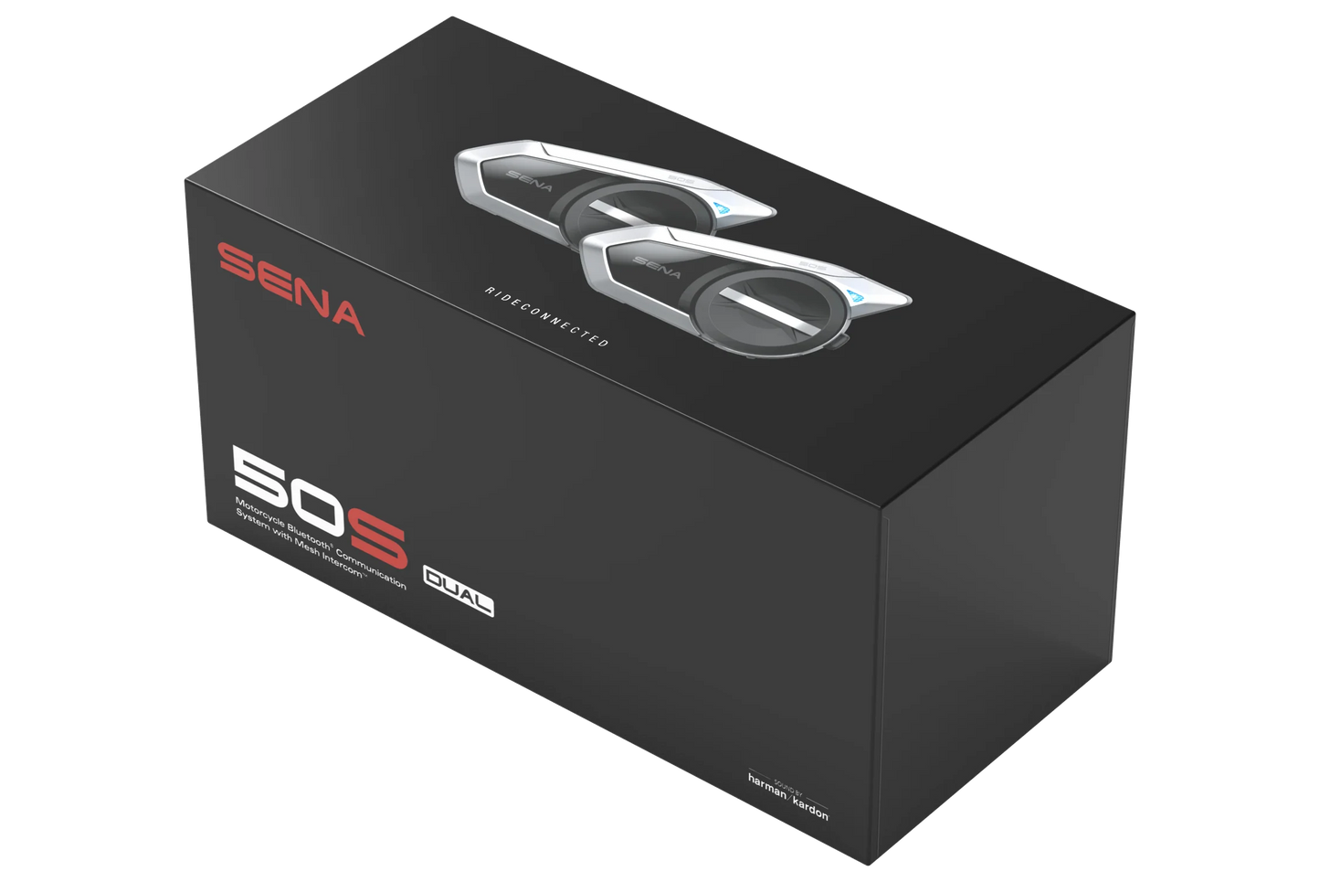 SENA 50S Mesh Intercom Headset Dual Pack with Premium SOUND BY Harman Kardon