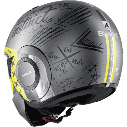 draxar motorcycle fighter helmet Shark Street Drak Tribute Matt Helmet – Motogear Performance