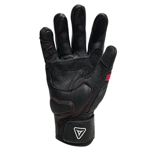 Shield FUR Gloves (Black Red) - Motogear Performance