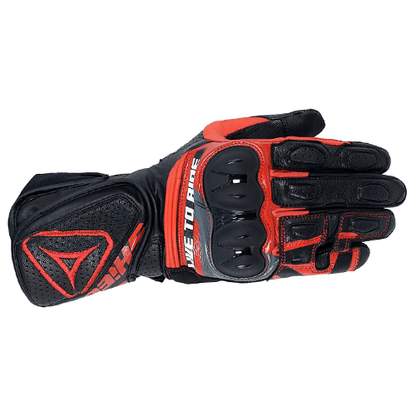 Shield SP-Pro Motorcycle Racing Gloves (Red)
