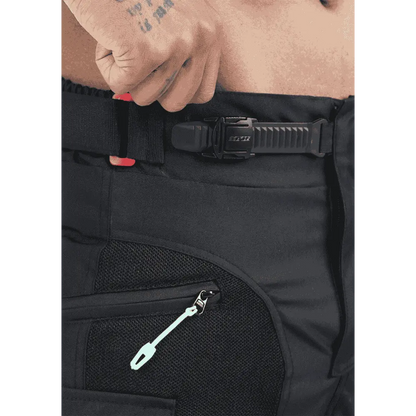 Motorcycle riding level 2 armoured mesh pant black