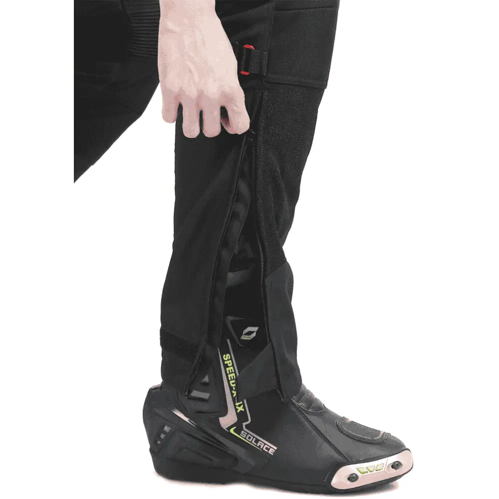 Motorcycle riding level 2 armoured mesh pant black