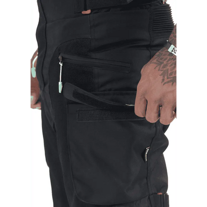 Motorcycle riding level 2 armoured mesh pant black