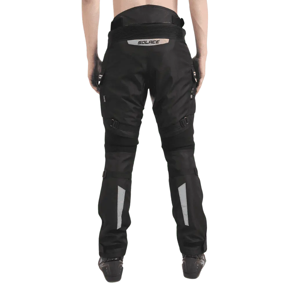 Motorcycle riding level 2 armoured mesh pant black