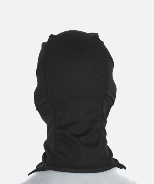 Balaclava black for motorcyclist to wear inside helmet and other purpose