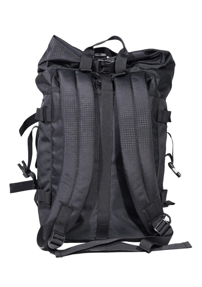 Motorcycle Tail / saddle bags touring luggage bags combo black with reflective by solace