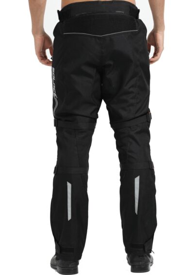 Motorcycle riding black mesh riding pant bottoms thermal waterproof Level 2