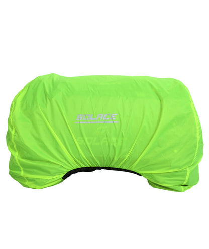 Motorcycle black tail bag with waterproof cover big 