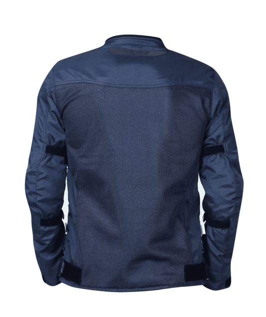 Motorcycle riding jacket level 2 armoured navy blue