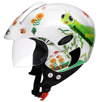 Motorcycle kids helmet 50cm Grasshopper design 