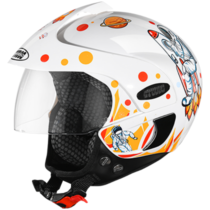 Motorcycle kids helmet 50cm rocketman design 