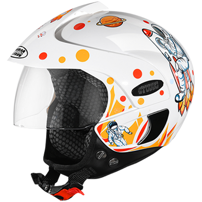 Motorcycle kids helmet 50cm rocketman design 