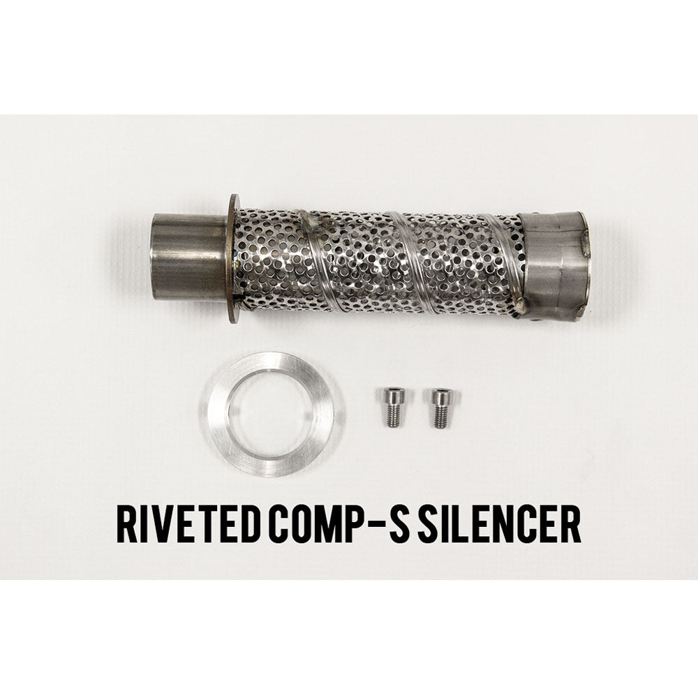 Motorcycle exhaust db killer for comp-s (two brothers)