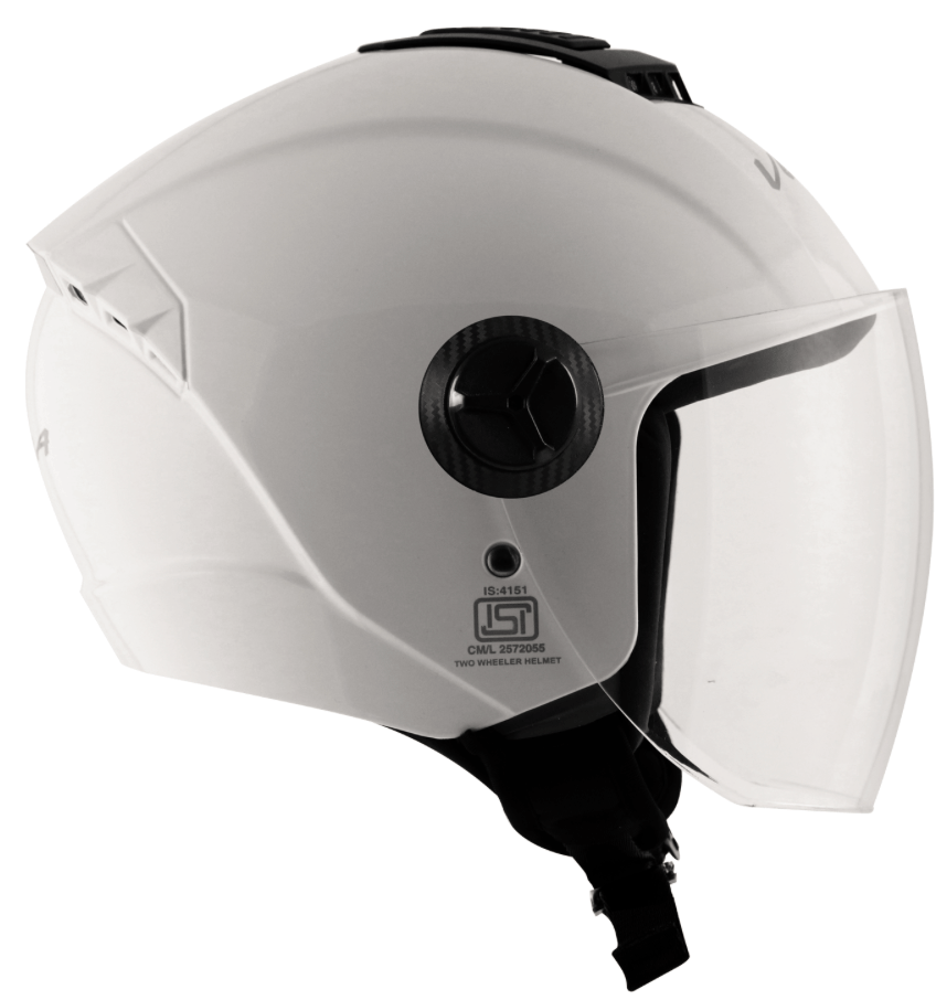 motorcycle/scooter half/open face helmet solid white women/men