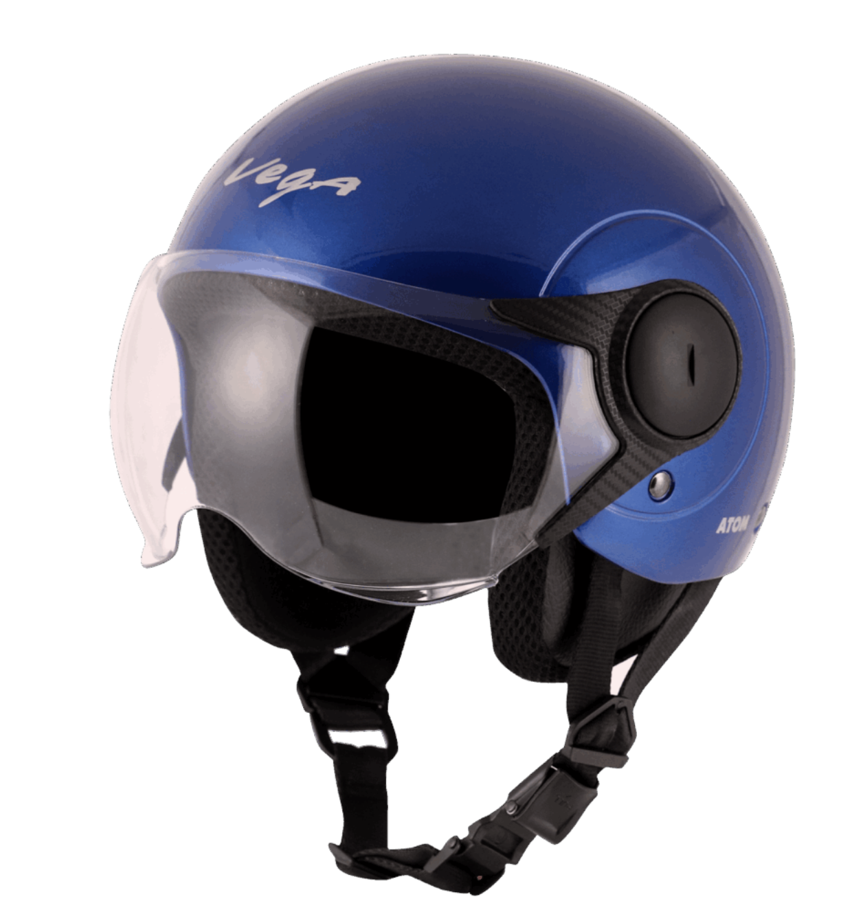 Scooter / motorcycle womens open face helmet blue