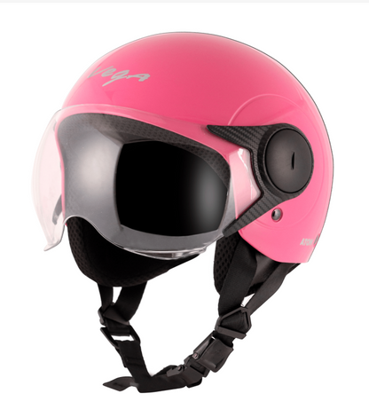 Scooter / motorcycle womens open face helmet pink