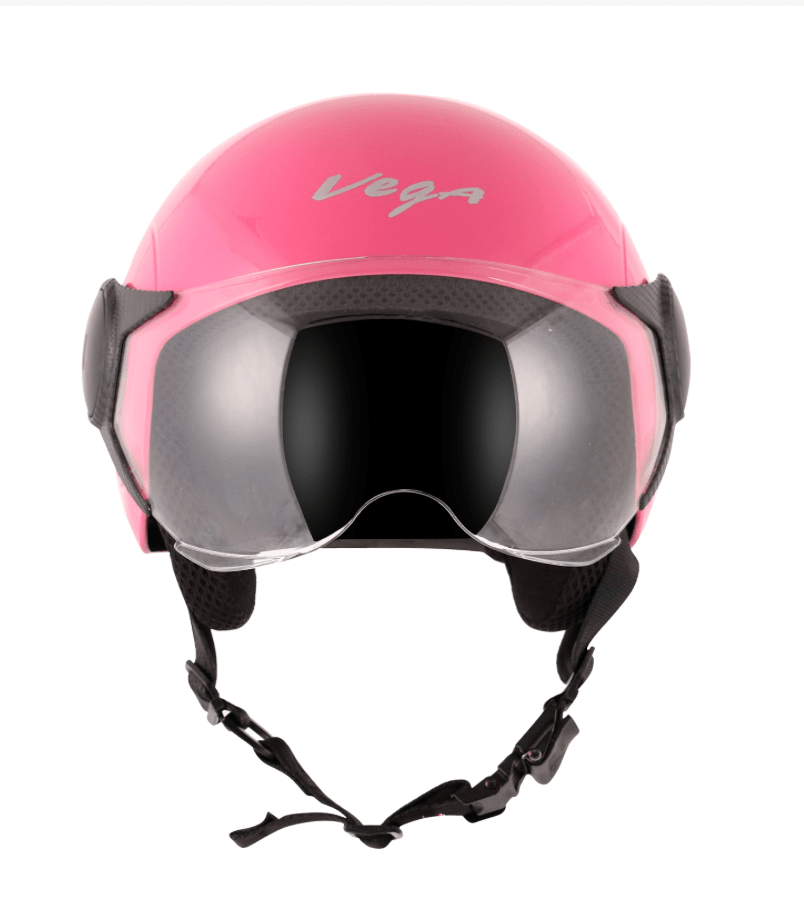 Scooter / motorcycle womens open face helmet pink