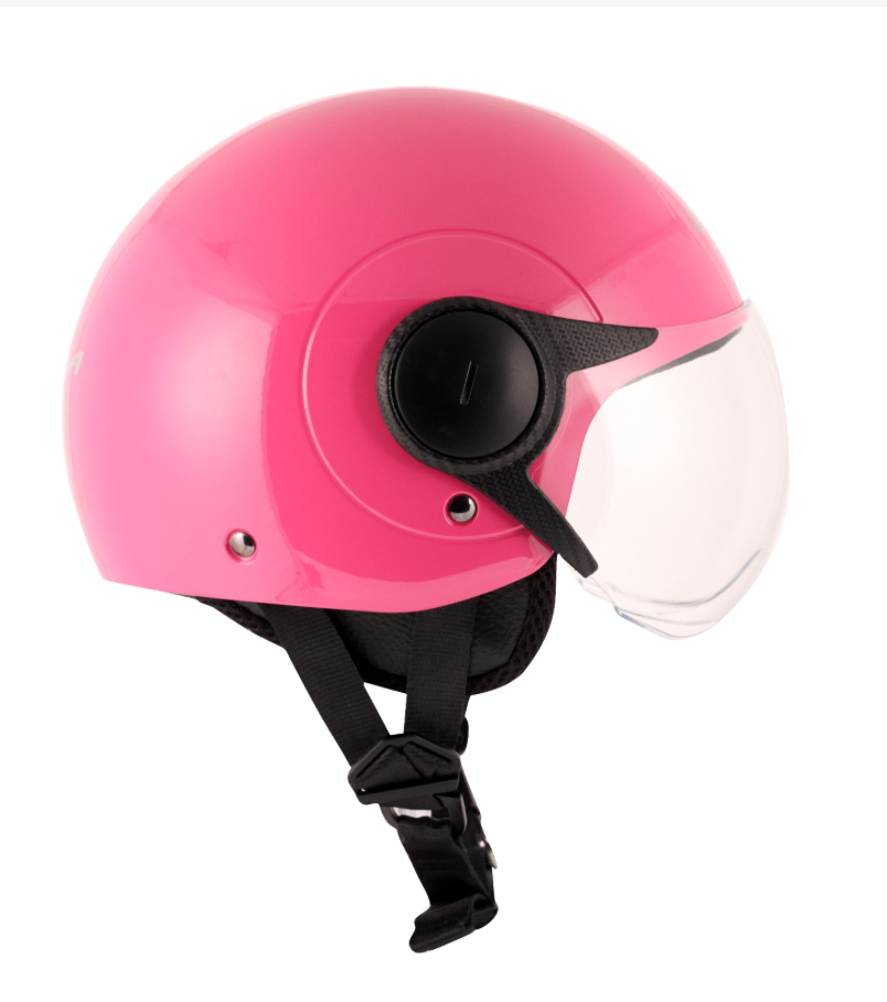 Scooter / motorcycle womens open face helmet pink