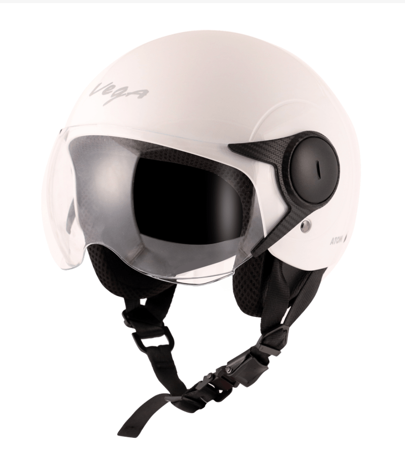 Scooter / motorcycle womens open face helmet white