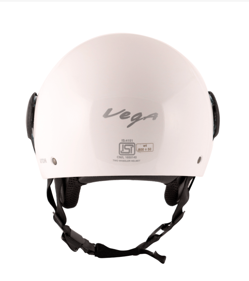 Scooter / motorcycle womens open face helmet white
