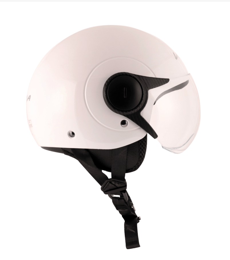 Scooter / motorcycle womens open face helmet white